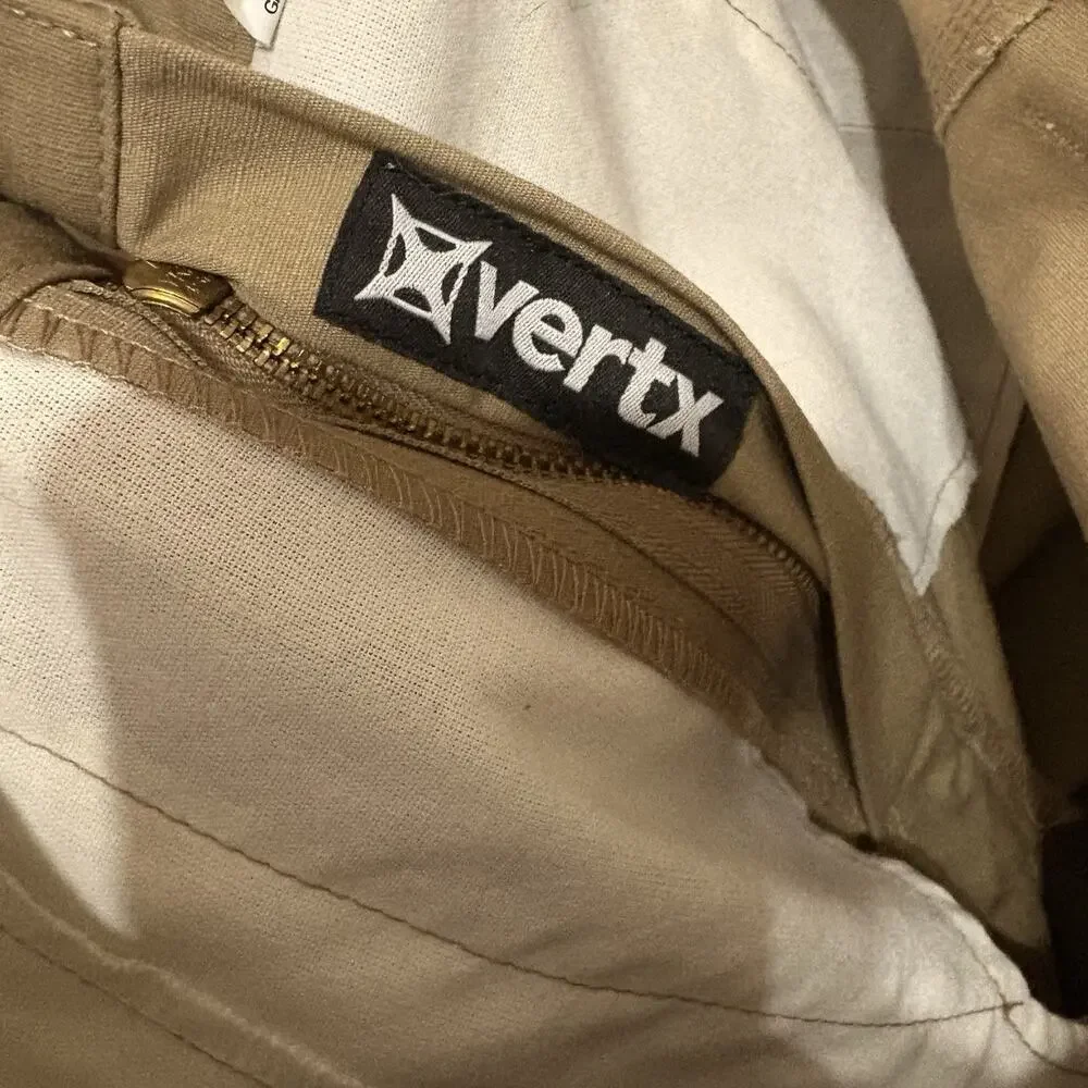 Vertx Phantom Ops Tactical Pants Mens 40 x 30 Tan Rip Stop Double Knee SIZE NOTE